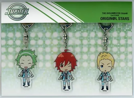 Jupiter 公式SDキャラアクリルチャームセット(3個組) 「THE IDOLM＠STER SideM 2nd STAGE～ORIGIN＠L STARS～」