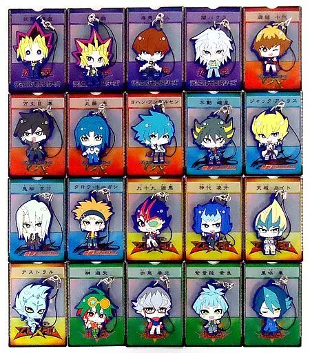 全20種セット 「『遊☆戯☆王』20th展～ロード・オブ・デュエリスト～ ラバーストラップコレクション」