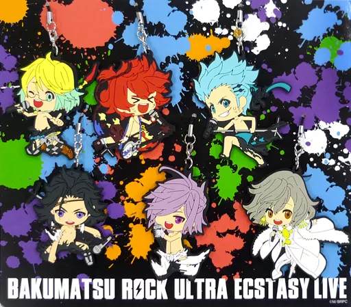 集合 超超絶頂★ラバーストラップ(6個セット) 「BREAK OUT Presents 幕末Rock 超超絶頂★雷舞」