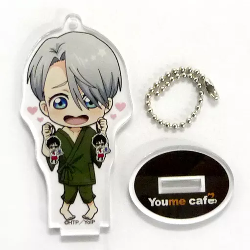 【シークレット】 ヴィクトル・ニキフォロフ(館内着) 「ユーリ!!! on ICE×Youme cafe stand トレーディングアクリルキーホルダー」