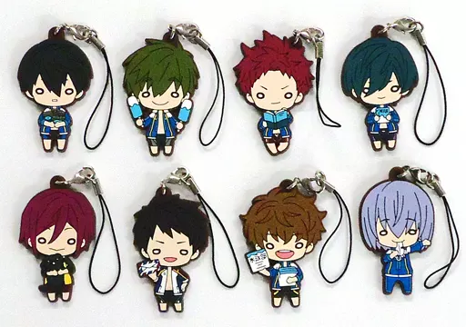 全8種セット 「にとたん 映画 ハイ☆スピード!-Free! Starting Days- ラバーマスコット」 文教堂・アニメガ限定
