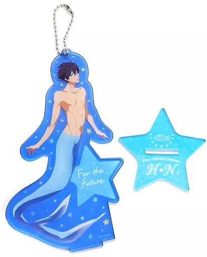 キーホルダー・マスコット(キャラクター)　七瀬遙 タイプB スタンドアクリルチャーム 「Free!-Eternal Summer-」 京アニショップ限定