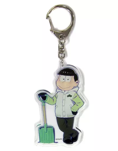 チョロ松(雪あそびver.) アクリルキーホルダー 「おそ松さん」 C91グッズ