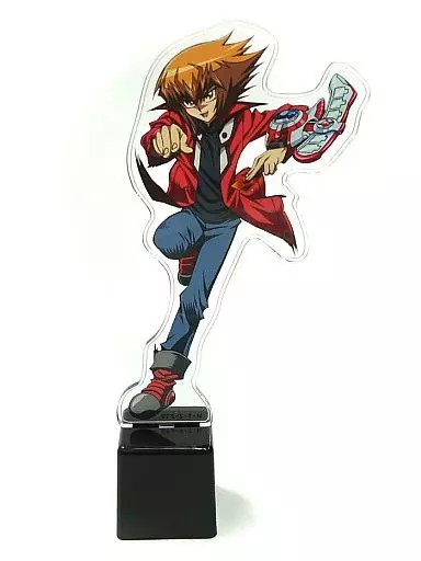 アクリルスタンド・アクリルパネル　遊城十代(遊☆戯☆王デュエルモンスターズGX) LEDアクリルスタンド 「遊☆戯☆王シリーズ誕生20周年記念×animatecafe」
