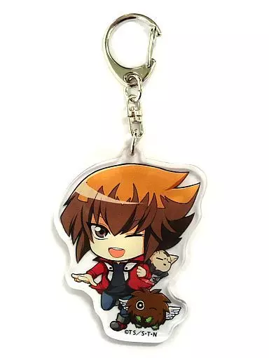 遊城十代 「遊☆戯☆王シリーズ誕生20周年記念×animatecafe トレーディングアクリルキーホルダー 遊☆戯☆王デュエルモンスターズGX」