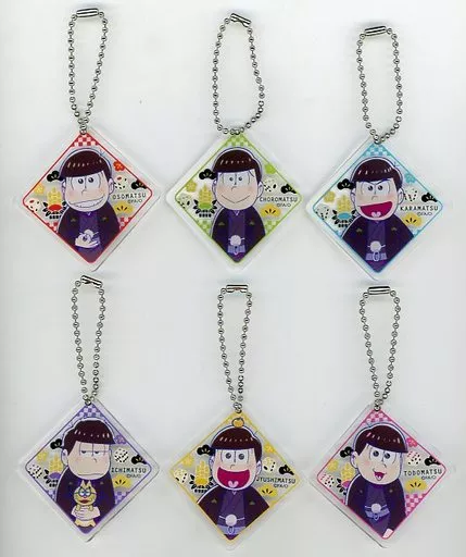 6つ子 アクリルキーホルダー6個セット 「おそ松さん 福袋」 アニメイト30周年記念プレミアム福袋