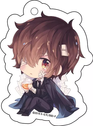 太宰治(黒) 「文豪ストレイドッグス ぷちちょこ アクリルキーホルダー」