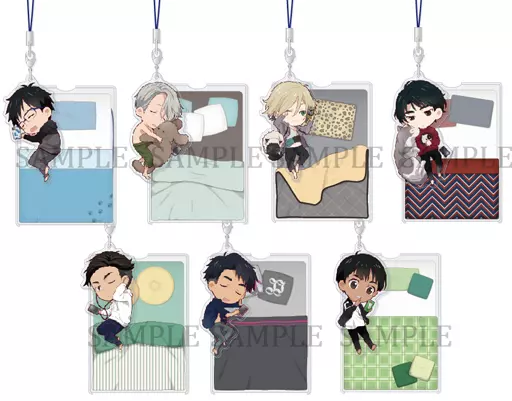 全7種セット 「ユーリ!!! on ICE おやすみアクリルストラップ」