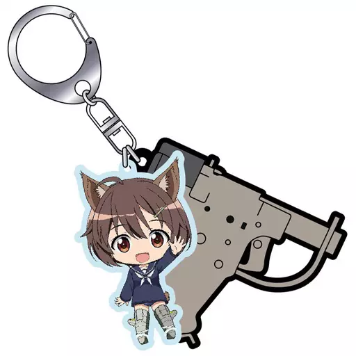 雁淵ひかり＆FP-45リベレーター T.W.G.キーホルダー 「ブレイブウィッチーズ」