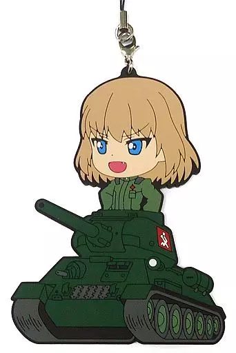 カチューシャ 隊長さんです!ver. ビッグラバーストラップ きゅんキャラいらすとれーしょんず 「一番くじプレミアム ガールズ＆パンツァー劇場版 ～戦車道は乙女のたしなみです!～」 J賞