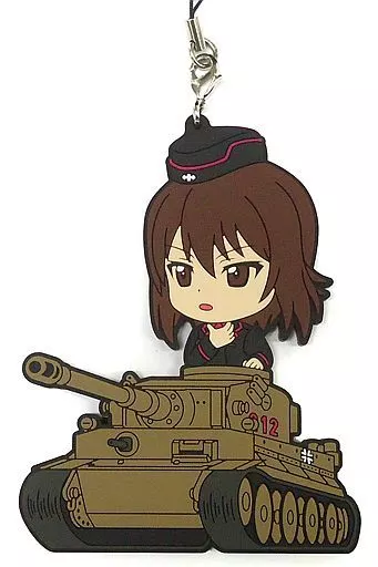 西住まほ 隊長さんです!ver. ビッグラバーストラップ きゅんキャラいらすとれーしょんず 「一番くじプレミアム ガールズ＆パンツァー劇場版 ～戦車道は乙女のたしなみです!～」 J賞
