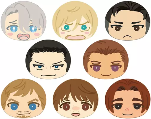 全8種セット 「ユーリ!!! on ICE おまんじゅうにぎにぎマスコット2」