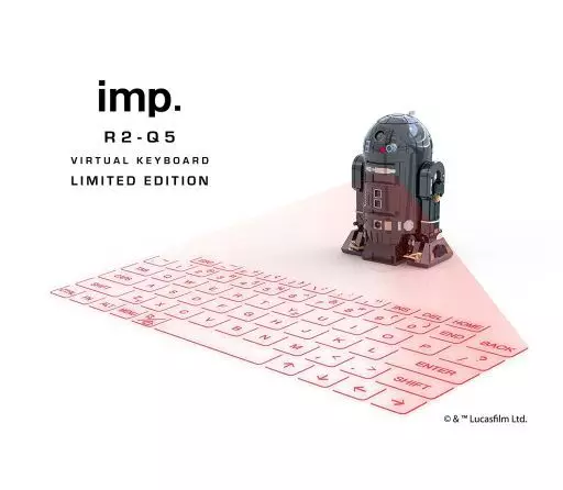 家電サプライ　R2-Q5(ブラック) バーチャルキーボード LIMITED EDITION 「スター・ウォーズ」