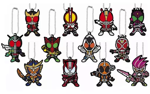 全12種セット 「ラバーマスコット 仮面ライダーシリーズ 平成Ver.」