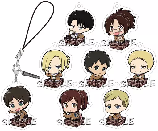 全8種セット 「進撃の巨人 Season 2 3wayチャームアクセサリー バージョンB」