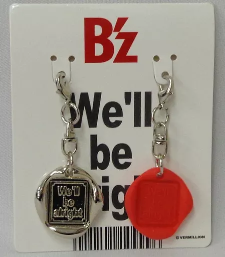 B’z チャリティーチャーム(レッド/2個セット) 「B’z LIVE-GYM 2011 -C’mon-」