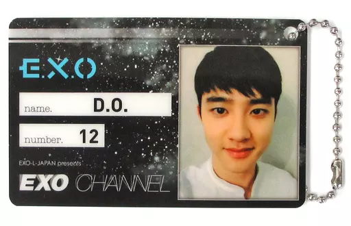 ディオ IDカードチャーム「EXO-L-JAPAN presents EXO CHANNEL “E.X.O”」