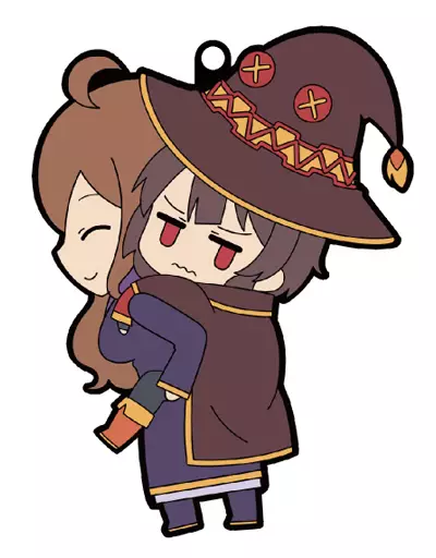 めぐみんonウィズ 「この素晴らしい世界に祝福を!2 きゃらいど 背負われめぐみんラバーストラップ」