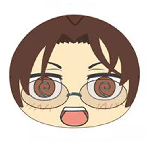 進撃の巨人 ハンジ おまんじゅうにぎにぎマスコット 進撃の巨人展 駿河屋 -<中古>ハンジ・ゾエ 「進撃の巨人 おまんじゅうにぎにぎ