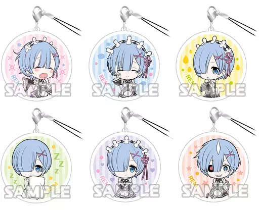 全6種セット 「Re：ゼロから始める異世界生活 レムがいっぱいアクリルストラップ」
