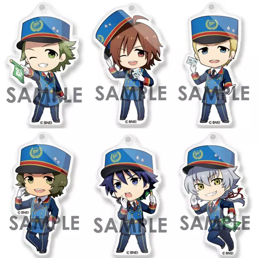 全6種セット 「えふぉるめ アイドルマスター SideM キメっ!とアクリルボールチェーン」