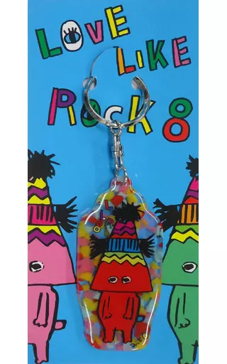 aiko 我が輩は生き物である。名前はまだないキーホルダー(レッド) 「aiko Live Tour Love Like Rock vol.8」