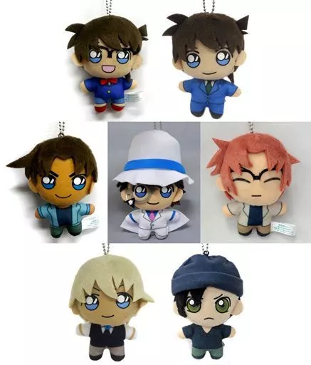 全7種セット ぬいぐるみマスコット 「セガラッキーくじ 名探偵コナン -和collection-」 B賞