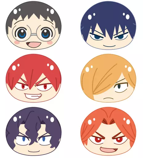 全6種セット 「弱虫ペダル NEW GENERATION おまんじゅうにぎにぎマスコット 総北高校ver.」