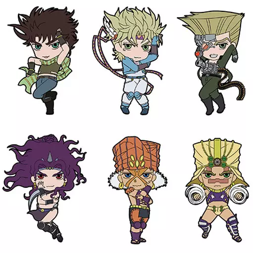 全6種セット 「ジョジョの奇妙な冒険 ラバーストラップコレクション 第2部」