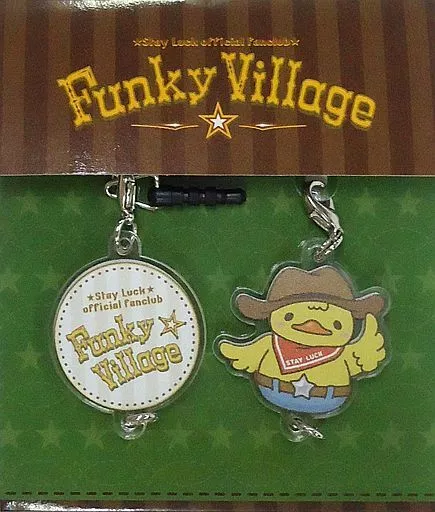 Stay Luck チャーム2個セット(ロゴ/通常衣装)  「オフィシャルファンクラブ Funky Village」