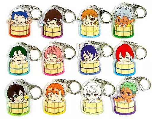 全12種セット 「KING OF PRISM by PrettyRhythm×大江戸温泉物語 ～KING OF HOT SPRING～ ラメ入りアクリルチャームコレクション」