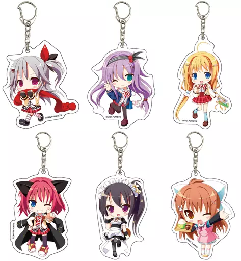 全6種セット 「花咲ワークスプリング! アクリルキーホルダー」