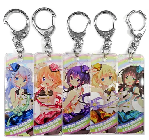 全5種セット 「ご注文はうさぎですか?? ブラインドスティックアクリルキーホルダー」 ご注文はアトレですか?? In 秋葉原グッズ
