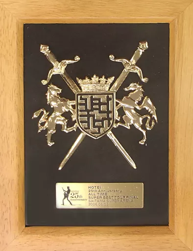 駿河屋 -<中古>布袋寅泰 メモリアルプレート(ピンバッジ) 「HOTEI 25th