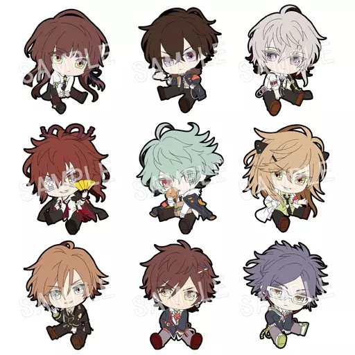 全9種セット 「Collar×Malice ぺたん娘ラバーストラップ」