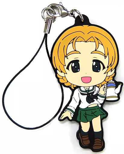 オレンジペコ 大洗女子学園制服Ver. ラバーストラップ 「一番くじ ガールズ＆パンツァー 劇場版 ～戦車道大作戦! PART2～」 M賞