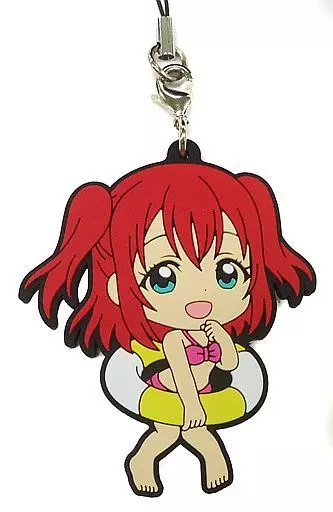 黒澤ルビィ ラバーストラップ 水着ver. きゅんキャラいらすとれーしょんず 「一番くじ ラブライブ!サンシャイン!!-3rd-」 K賞