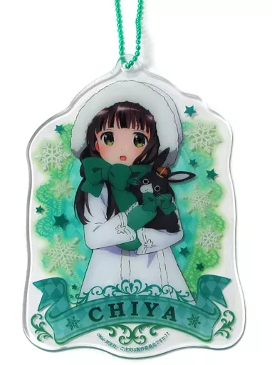 千夜 「ご注文はうさぎですか??×ローソン 描き下ろしクリアPVCキーホルダー」 ローソン限定