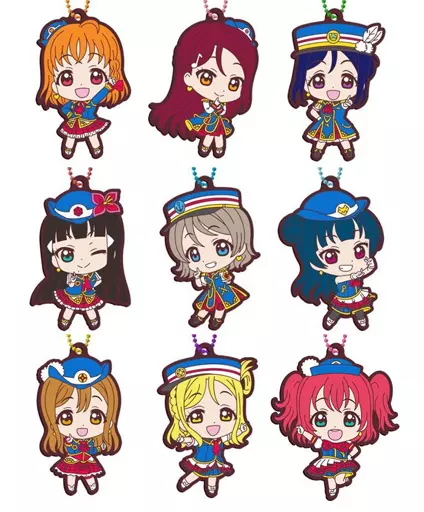 全9種セット 「ラブライブ!サンシャイン!! カプセルラバーマスコット05」