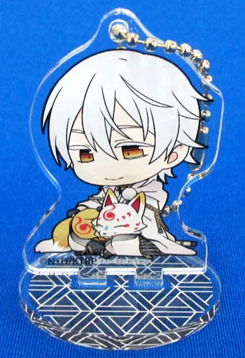 鶴丸国永(こんのすけ) 「活撃 刀剣乱舞×animatecafe トレーディングアクリルスタンドキーホルダー」