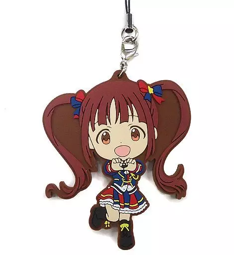 松田亜利沙 ラバーストラップ きゅんキャラいらすとれーしょんず「一番くじ アイドルマスター ミリオンライブ! TH＠NK YOU for SMILE!!」 D賞