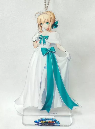 セイバー/アルトリア・ペンドラゴン 描き下ろしアクリルマスコット ＜Anniversary Pick Up＞ 「Fate/Grand Order Fes. 2017 ～2nd Anniversary～」（チェーン欠品）