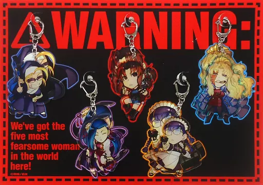 アクリルキーホルダーセット(5体セット) 「ブラック・ラグーン -BLACK LAGOON-」 C92グッズ