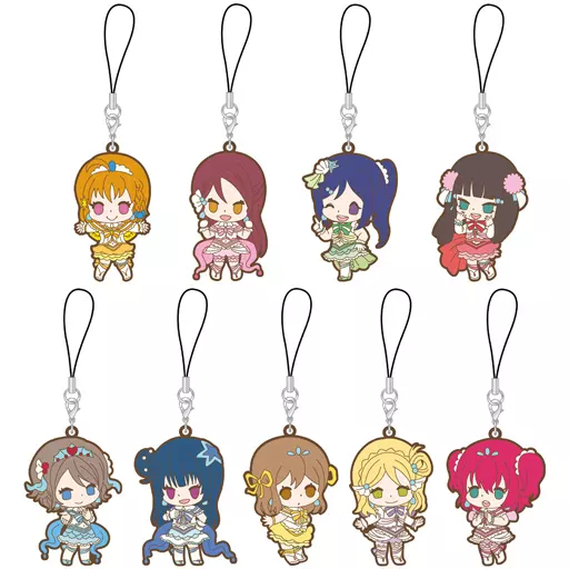 全9種セット 「ラブライブ!サンシャイン!! ラバーストラップ 恋になりたいAQUARIUM ver」