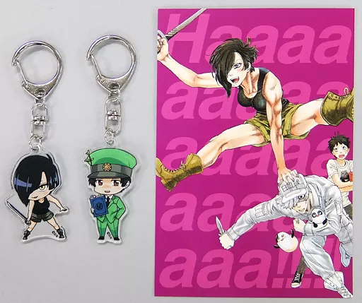 NK細胞＆樹状細胞 アクリルキーホルダー2種セット(ポストカード付き) 「コミックス はたらく細胞 5巻 特装版」 同梱特典