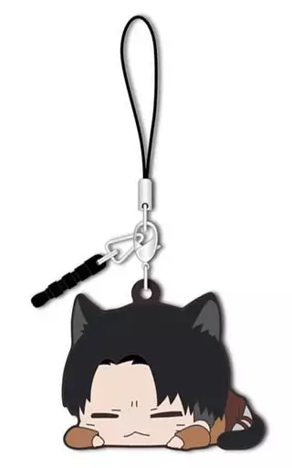 リヴァイ ネコメンズラバーストラップ 「進撃の巨人」