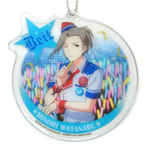 渡辺みのり 「一番カフェ アイドルマスター SideM Brilliant Side ダイカットクリアタグ」
