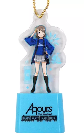 渡辺曜 ぴっかぴかアクリルキーホルダー 「ラブライブ!サンシャイン!! Aqours 2nd LoveLive! HAPPY PARTY TRAIN TOUR」