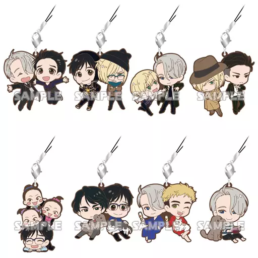 全8種セット 「ユーリ!!! on ICE ラバーストラップDUO」