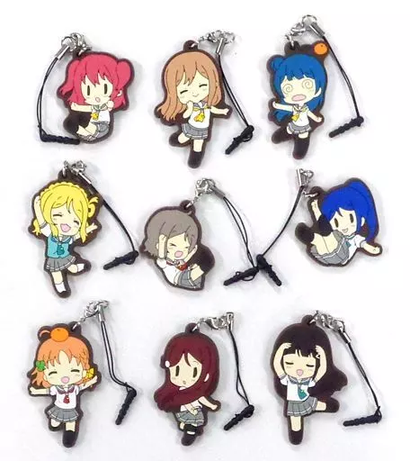 全9種セット 「ラブライブ!サンシャイン!! くるくるラバーストラップ」
